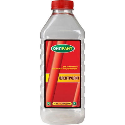 Электролит ПЭТ банка 1л 5500 OIL RIGHT
