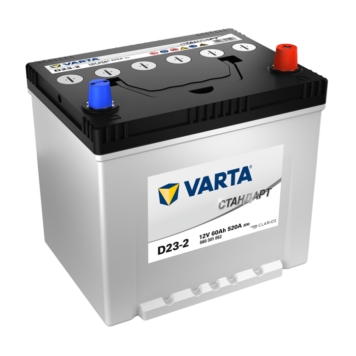 Аккумулятор VARTA Стандарт 60Ah 520А обр.п. 232x175x223 560301052