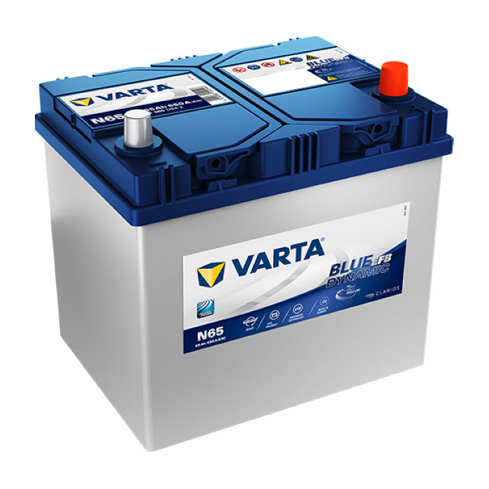 Аккумулятор VARTA Blue Dynamic EFB 65Ah 650А обр.п. 232x173x225 565501065