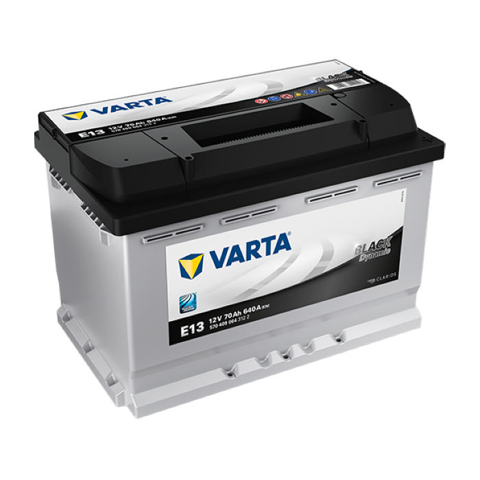 Аккумулятор VARTA Black Dynamic 70Ah 640А обр.п. 278x175x190 570409064
