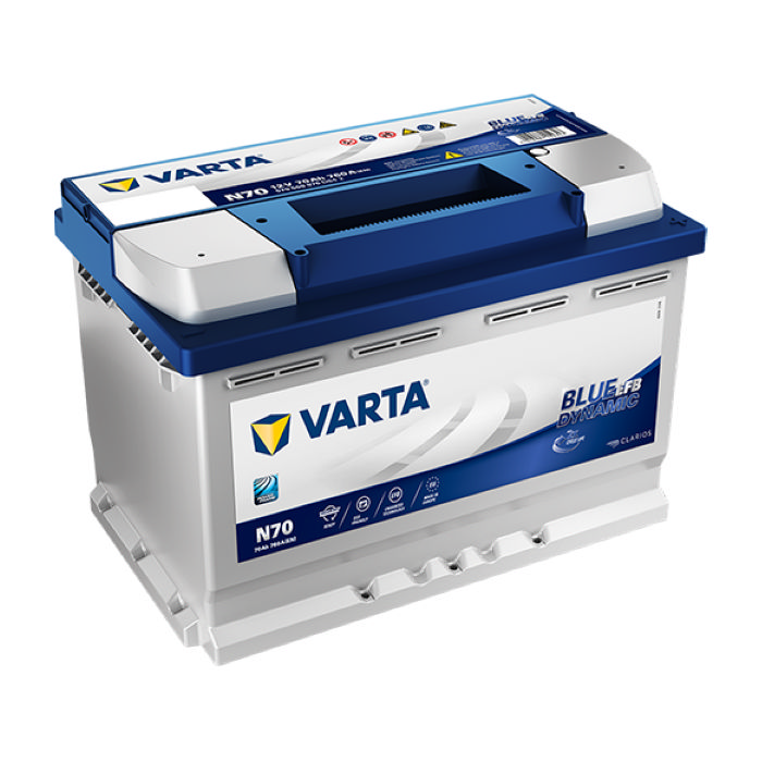 Аккумулятор VARTA Blue Dynamic EFB 70Ah 760А обр.п. 278x175x190 570500076