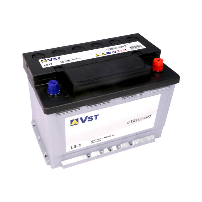 Аккумулятор VST 74Ah 680А обр.п. 278x175x190 574300068