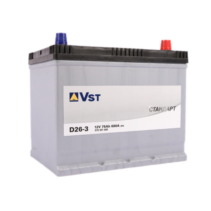 Аккумулятор VST 75Ah 680А обр.п. 258х175х223 575301068