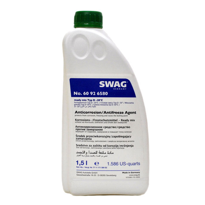 Антифриз SWAG Renault Typ D зеленый 1.5л. 60926580