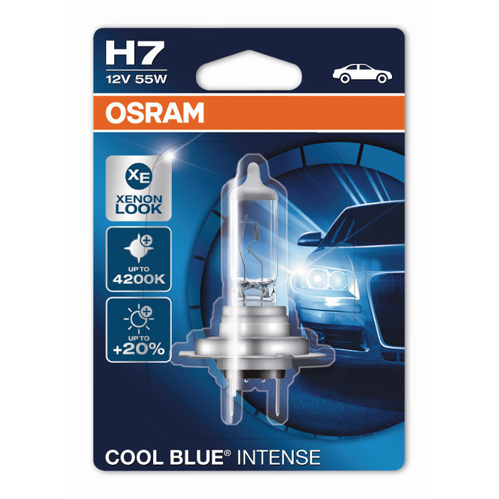 Лампа H7 Osram Cool Blue Intense, блистер, 64210CBI01B