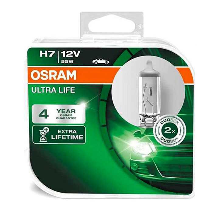 Лампа H7 Osram Ultra Life [блистер 2шт.] 64210ULTHCB