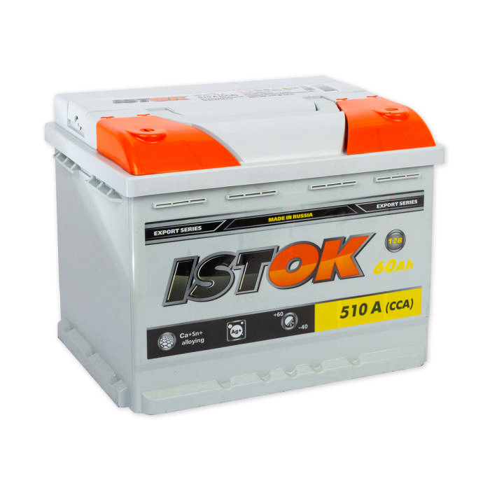 Аккумулятор ИСТОК 60Ah 510A прям.п Ca/Ca 242x175x190 6CT60N