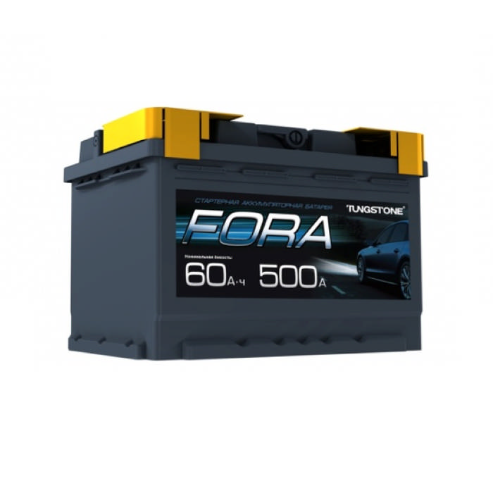 Аккумулятор FORA 60Ah 500A обр.п Ca/Ca 242x175x190 6СТ60L0