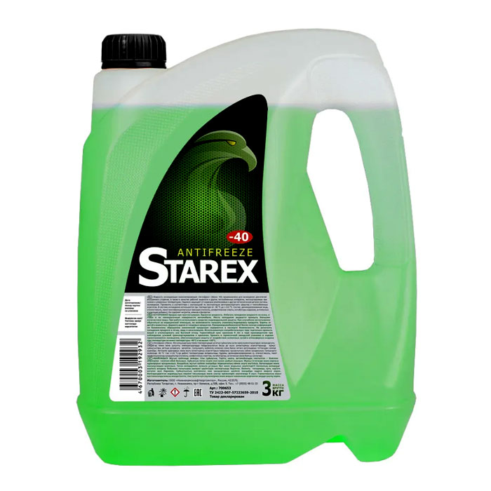 Антифриз STAREX зеленый 3л 700653