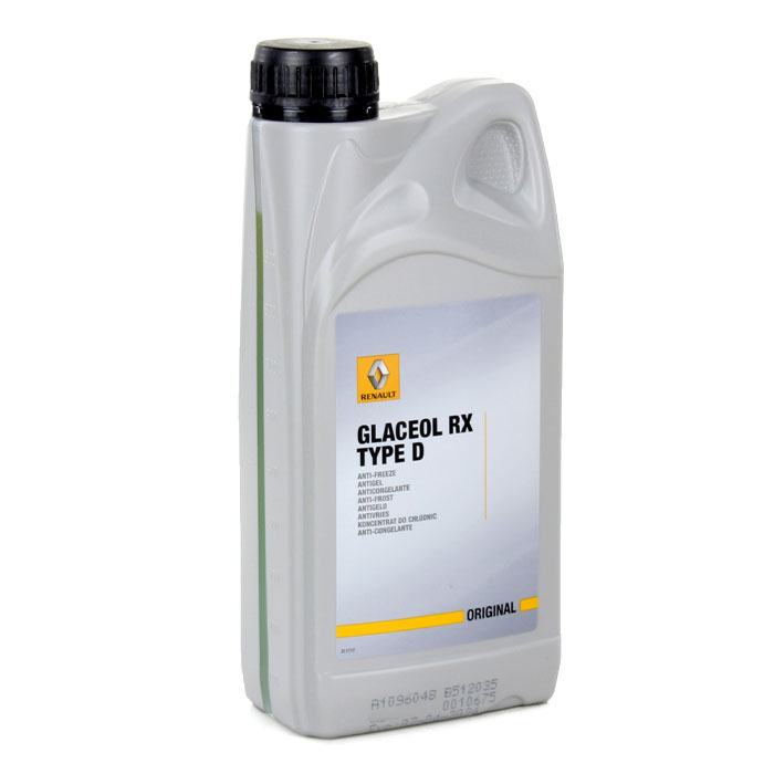 Антифриз-концентрат RENAULT GLACEOL RX TYPE D зеленый 1л 7711428132