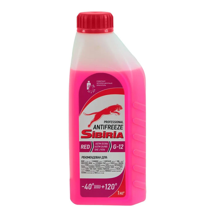 Антифриз SIBIRIA розовый 1л 800598