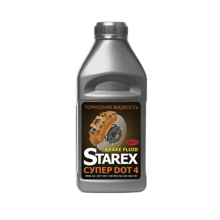 Жидкость тормозная STAREX DOT-4, 455 гр, 800717