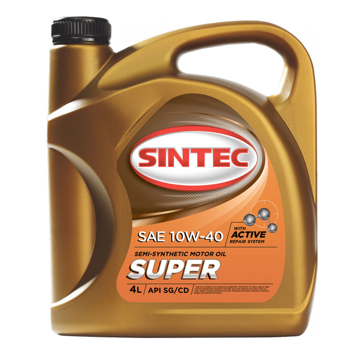 Масло моторное SINTEC Super 10W-40 4л 801887