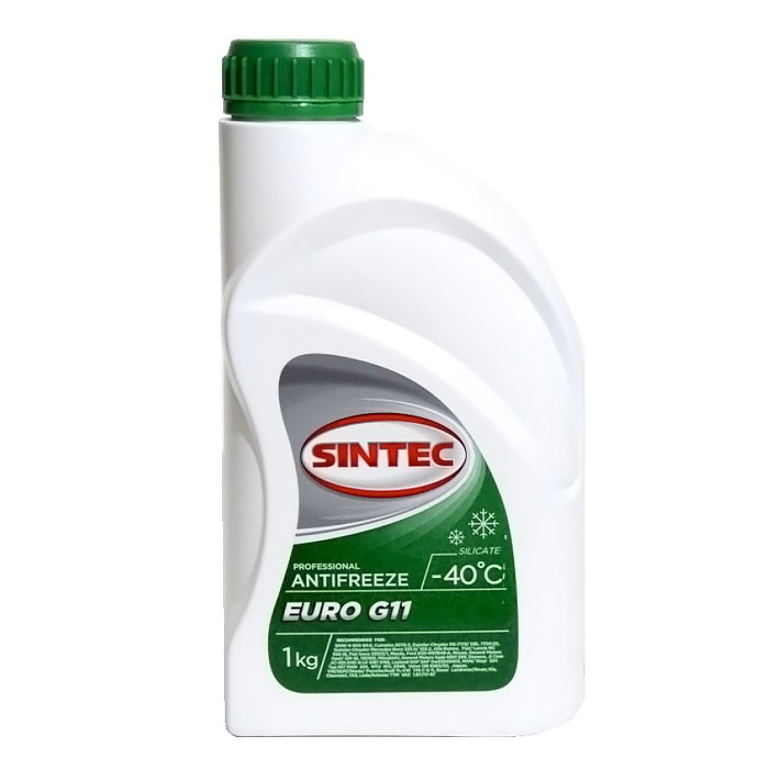 Антифриз SINTEC G11 зеленый 1кг 802558