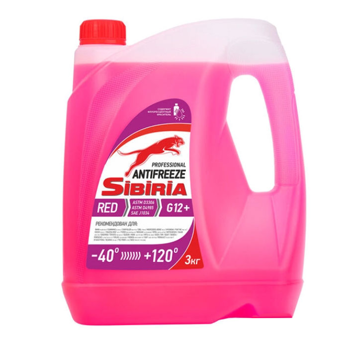 Антифриз SIBIRIA розовый 3л 805602