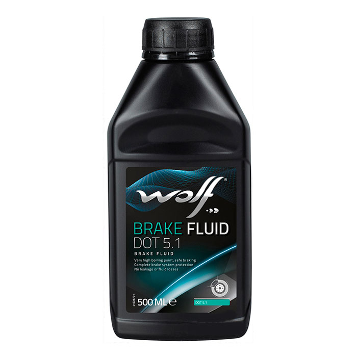 Жидкость тормозная WOLF Brake Fluid DOT 5.1 0.5л