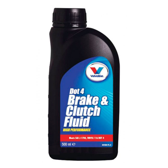 Жидкость тормозная VALVOLINE Brake & Clutch Fluid DOT 4 0.5л