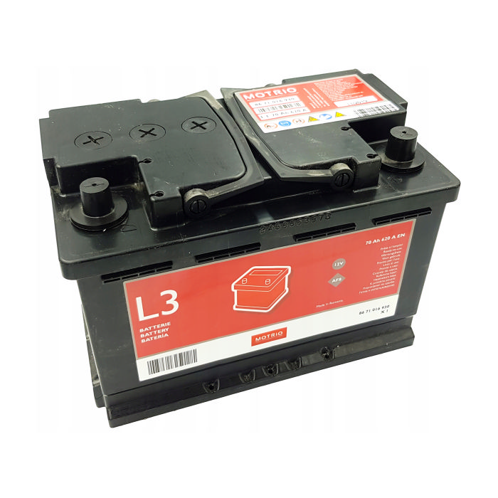 Аккумулятор RENAULT 70Ah 620A обр.п 278x175x190 8671016930