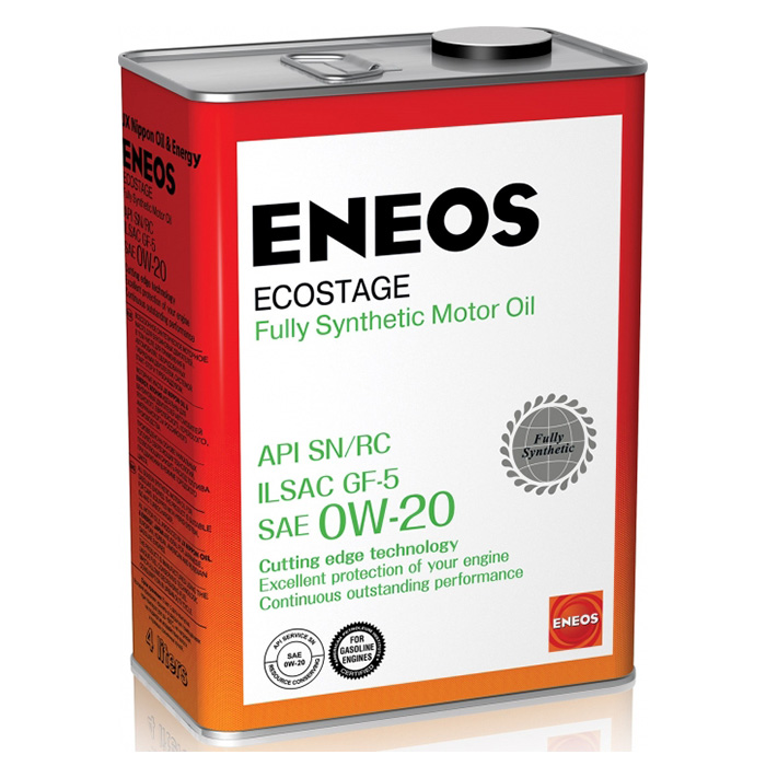 Масло моторное ENEOS Ecostage 0W-20 4л 8801252022022