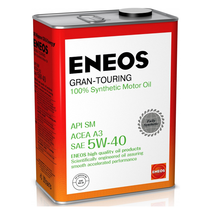 Масло моторное ENEOS Premium Touring 5W-40 4л 8809478942162