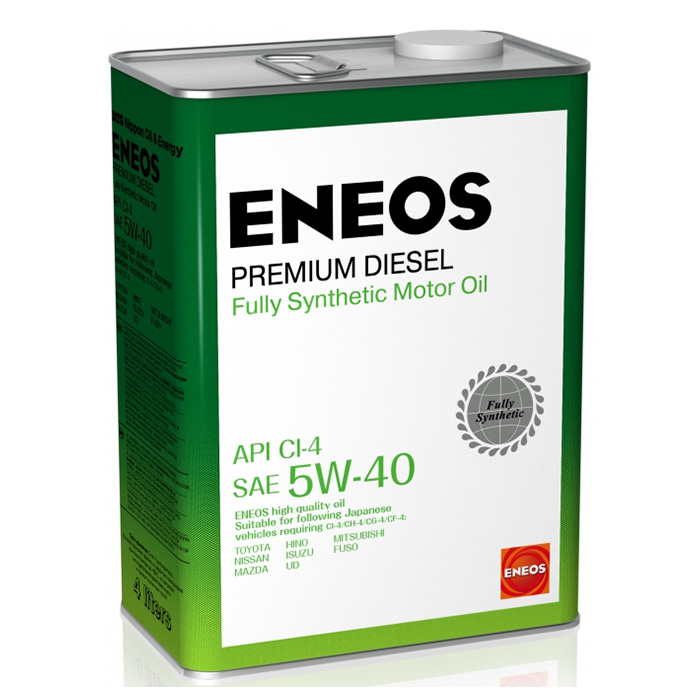 Масло моторное ENEOS Premium Diesel 5W-40 4л 8809478943077