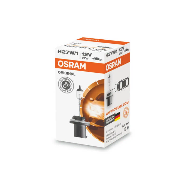 Лампа H27W/1 PG13 OSRAM, картон, 880