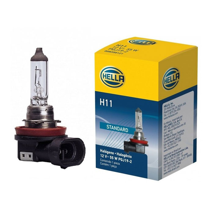 Лампа H11 HELLA Satandart, картон, 8GH008358121
