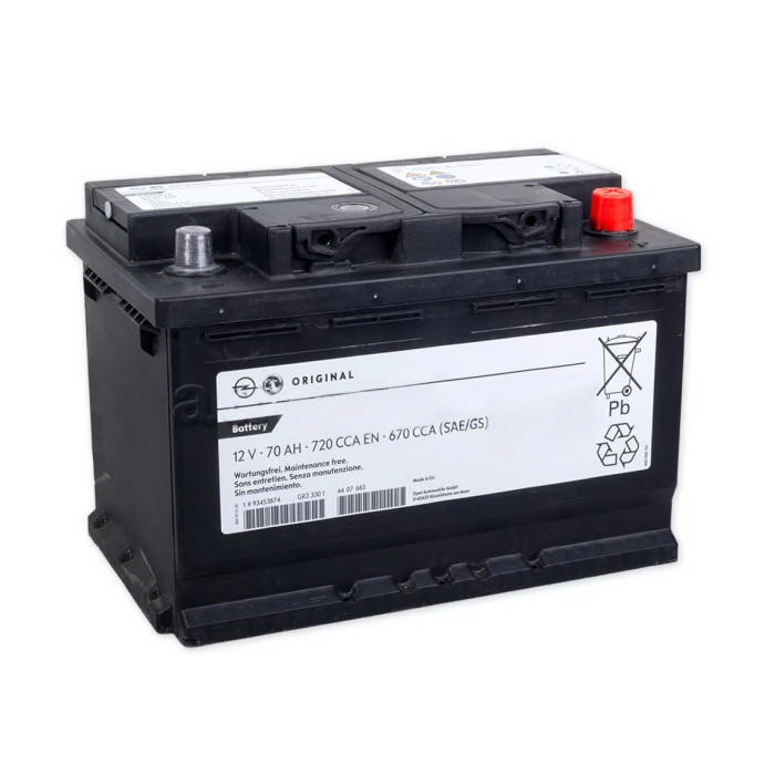 Аккумулятор GENERAL MOTORS 70Ah 640А обр.п 278x175x190 93453874