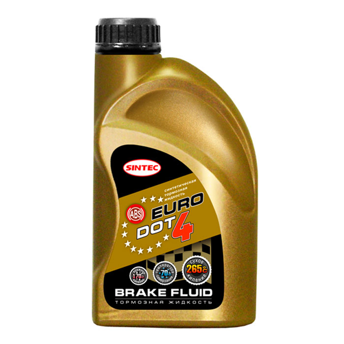 Жидкость тормозная SINTEC Brake Fluid EURO DOT 4 1л