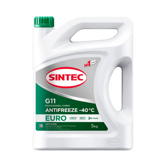 Антифриз SINTEC G11 зеленый 5кг 990554