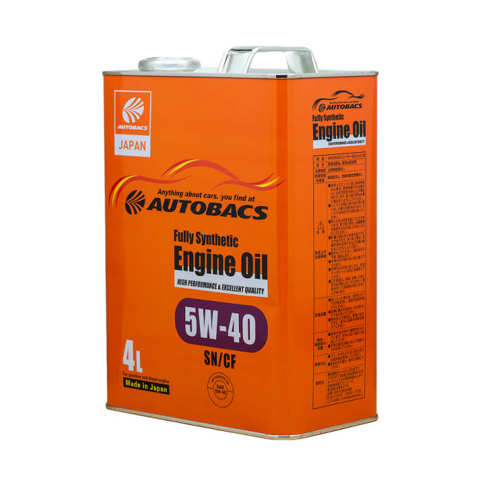 Масло моторное AUTOBACS SN 5W-40 4л A01508404