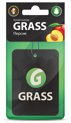 Ароматизатор картонный GRASS персик