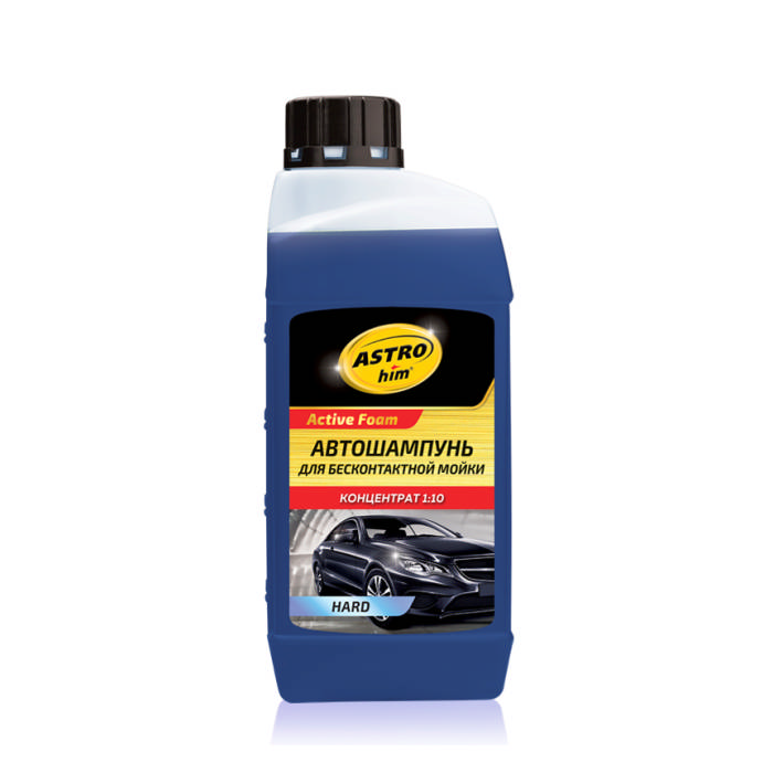 Автошампунь для бесконтактной мойки Active Foam HARD, суперконцентрат (Флакон 1л) (AC-435)