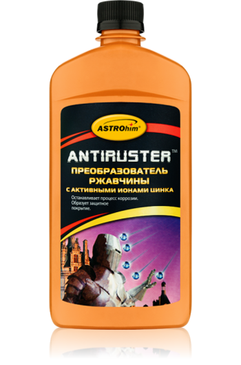 Преобразователь ржавчины ASTROHIM, с ионами цинка, флакон, 500 мл, AC469