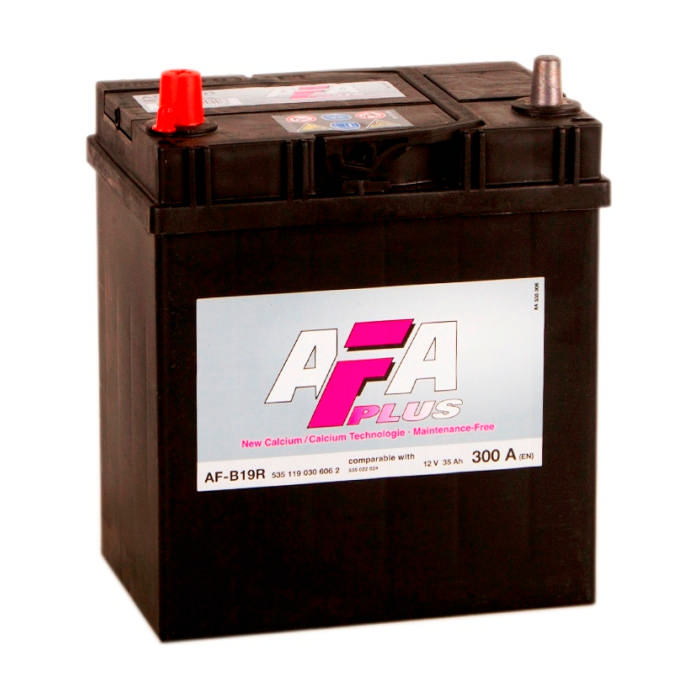 Аккумулятор AFA 35Ah 300А прям.п Ca/Ca 187x127x227 AF-B19R AFB19R