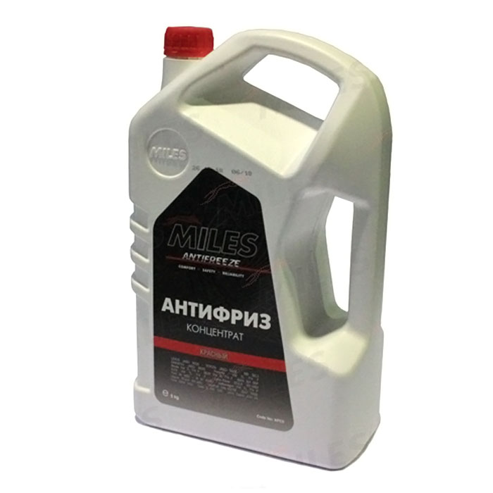 Антифриз-концентрат MILES Antifreeze G12 красный 5кг AFC5