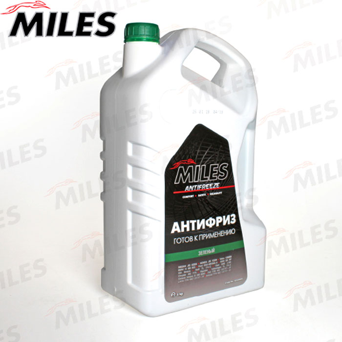 Антифриз MILES Antifreeze G11 зеленый 5кг AFGR005