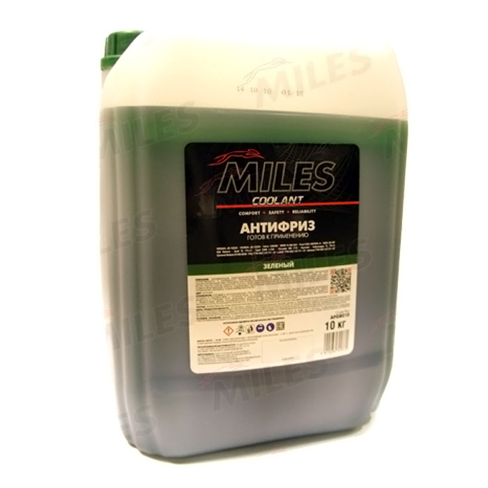 Антифриз MILES Antifreeze G11 зеленый 10кг