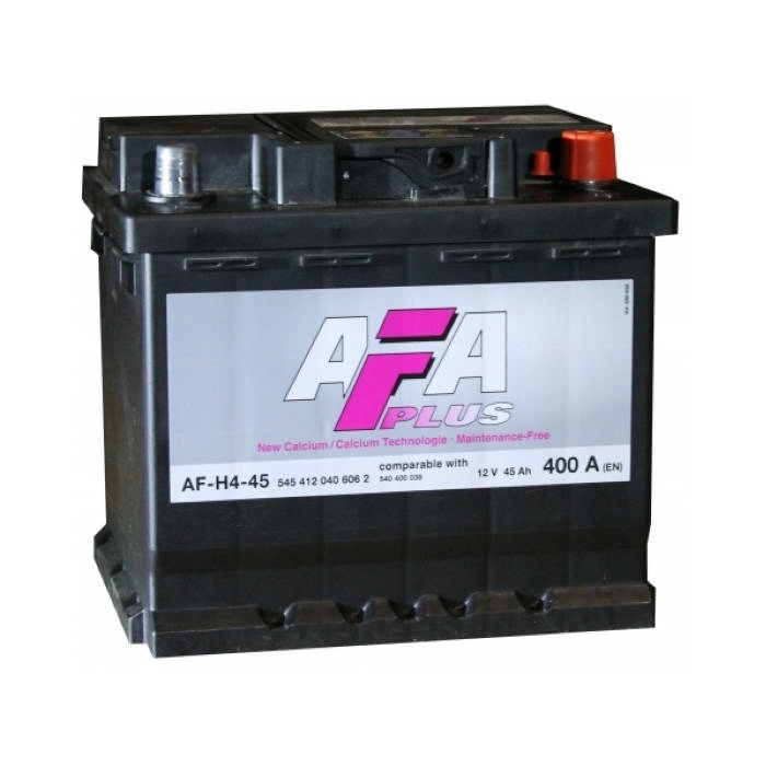 Аккумулятор AFA 45Ah 400А обр.п Ca/Ca 207x175x190 AF-H4-45 AFH445