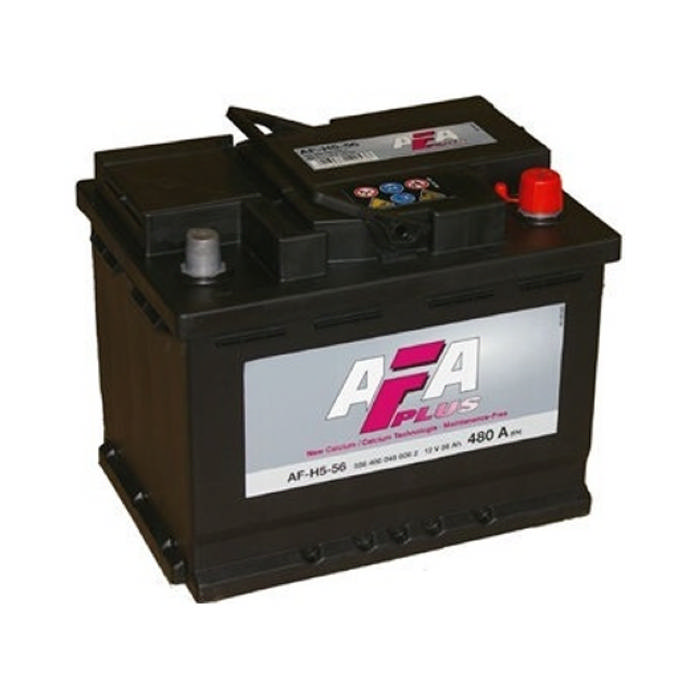 Аккумулятор AFA 56Ah 480Аобр.п Ca/Ca 242x175x190 AF-H5-56 AFH556