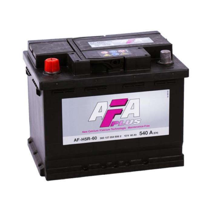 Аккумулятор AFA 60Ah 540А прям.п Ca/Ca 242x175x190 AF-H5R-60 AFH5R60