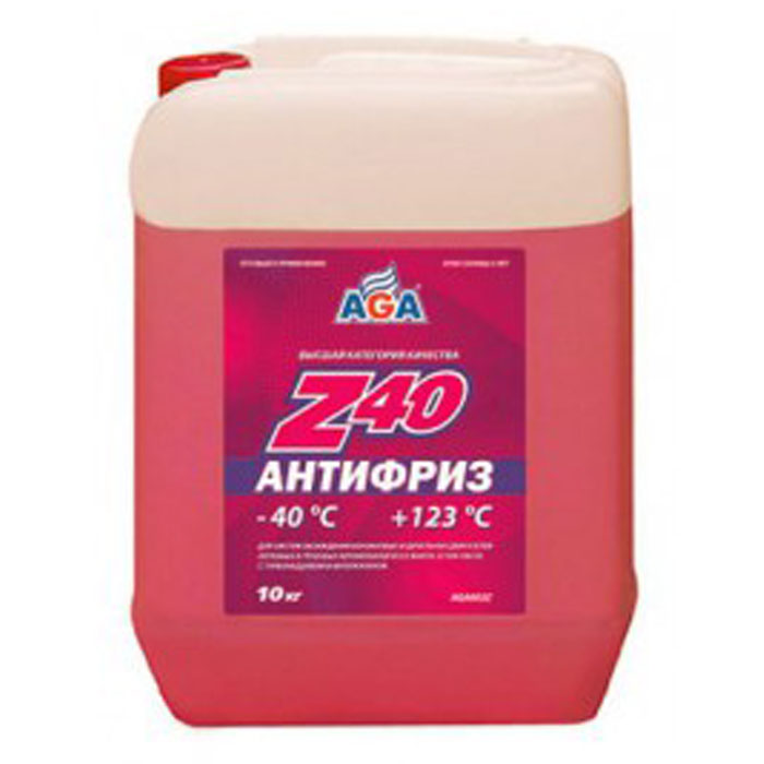 Антифриз AGA G12 красный 10кг AGA003Z