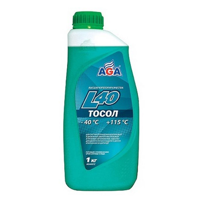 Тосол AGA G11 синий 1кг AGA007L