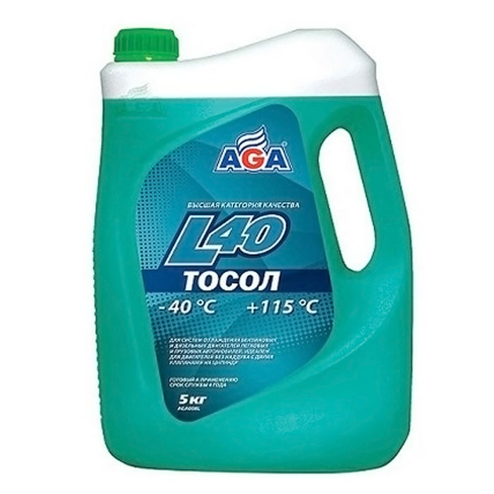 Тосол AGA G11 синий 5кг AGA008L