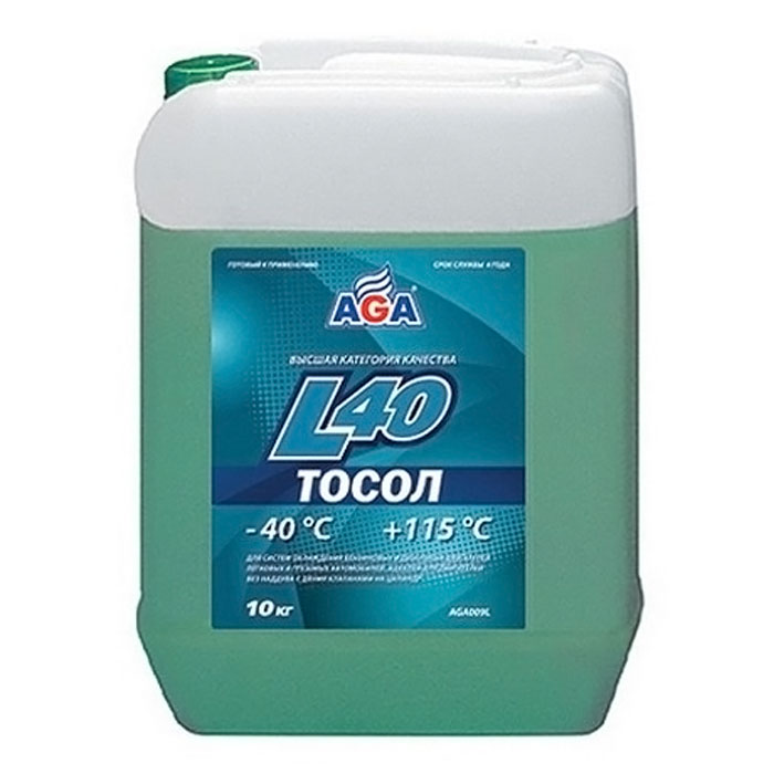 Тосол AGA G11 синий 10кг AGA009L