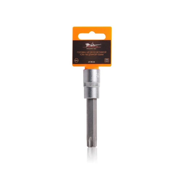 Головка 1/2 DR со вставкой TORX T60 длиной 100мм (AT-BS-30)
