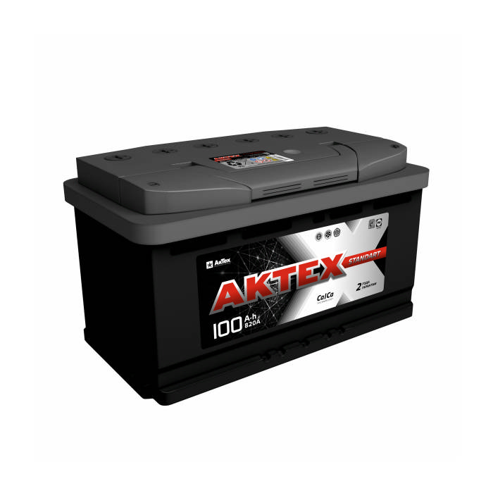 Аккумулятор АКТЕХ 100Ah 820А обр.п Ca/Ca 353x175x190 ATST1003R