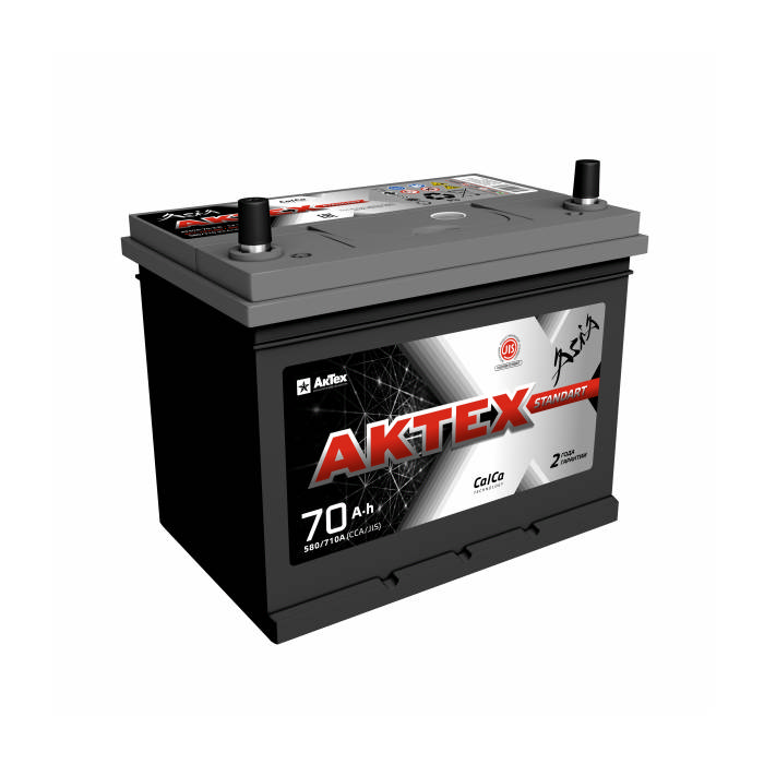 Аккумулятор АКТЕХ ASIA 70Ah 580А обр.п Ca/Ca 260x171x220 ATSTA703R