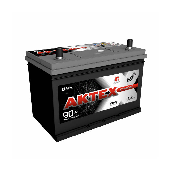 Аккумулятор АКТЕХ ASIA 90Ah 780А прям.п Ca/Ca 306x173x223 ATSTA903L