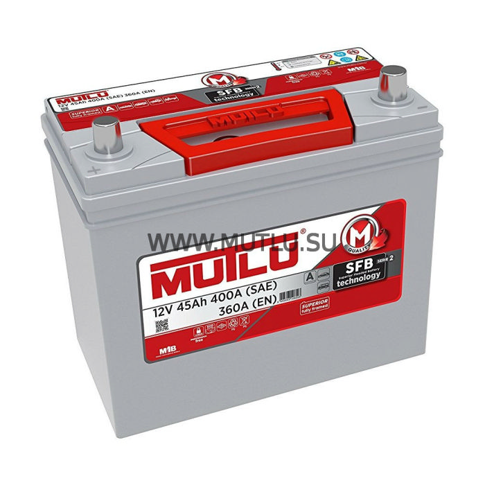 Аккумулятор MUTLU SFB серия 2 45Ah 360А прям.п 238x127x222 B24.45.036.B B2445036B